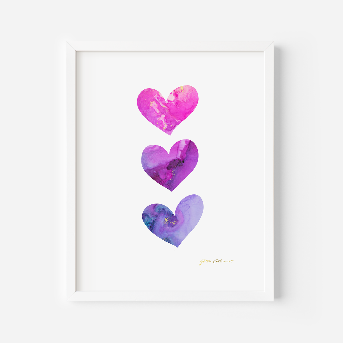 Hallie Triple Heart Print