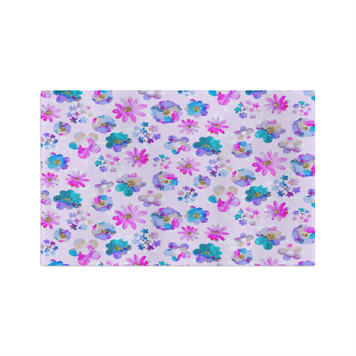 Laura Flowers Microfiber Tea Towel