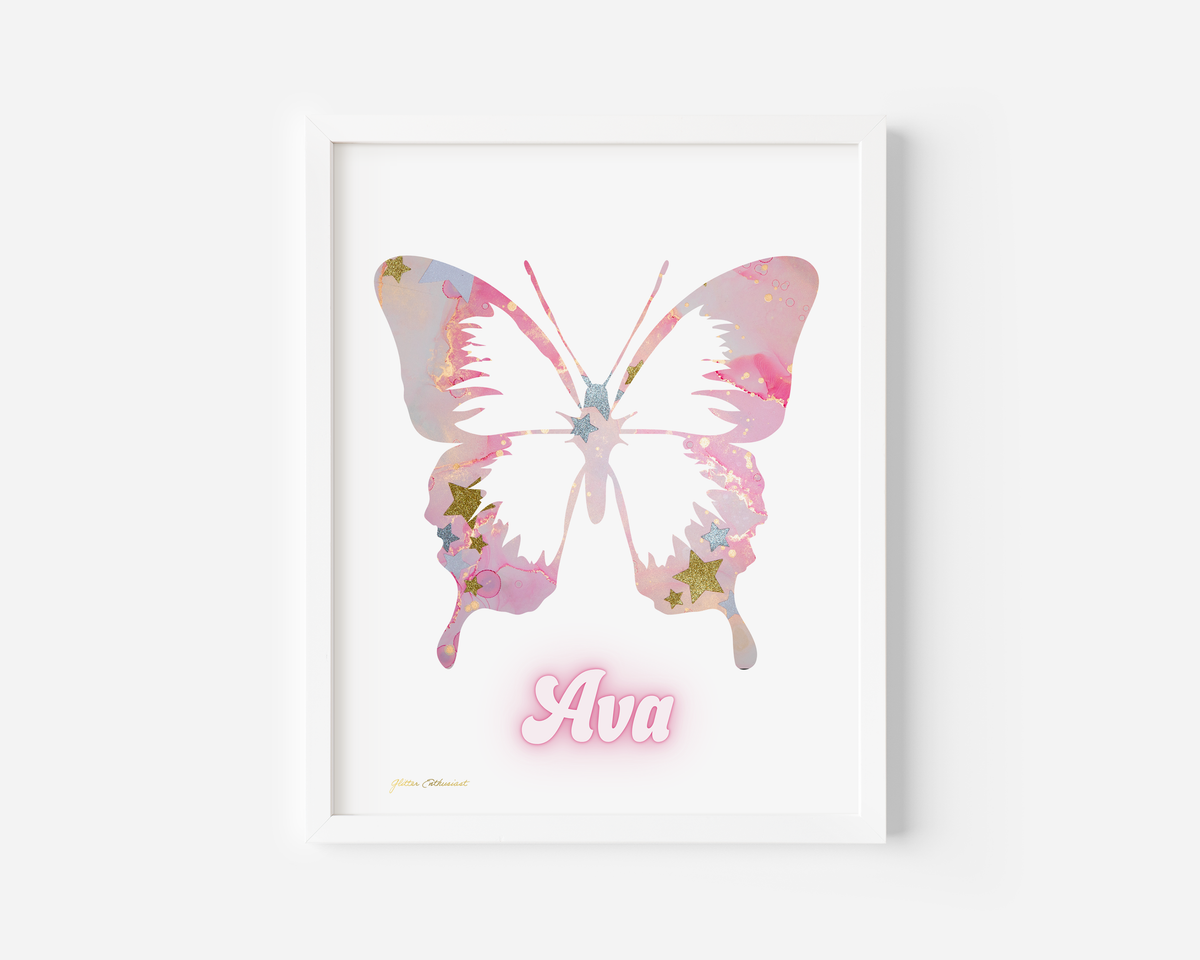 Personalized Wall Art - Butterfly