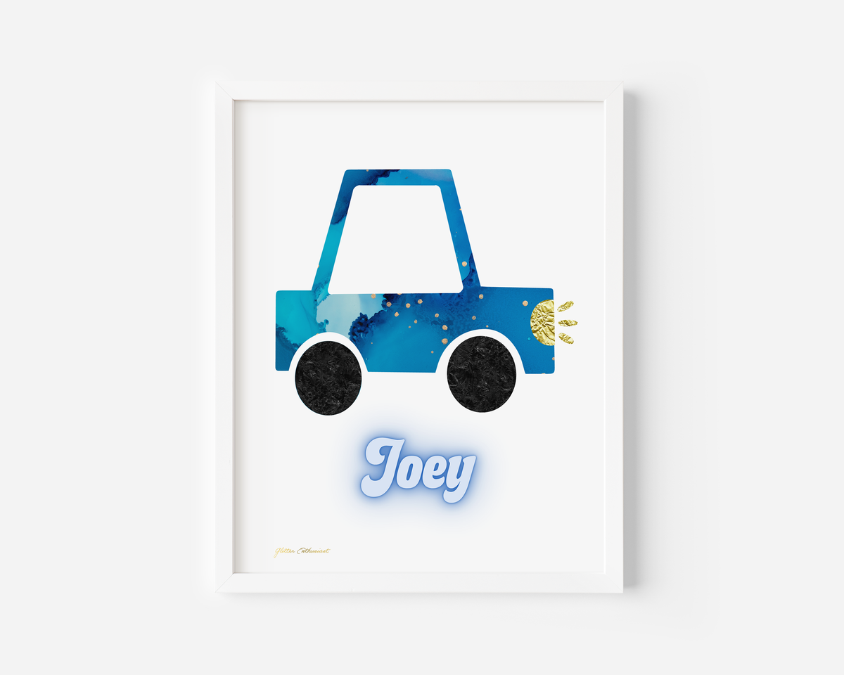 Personalized Wall Art - Car
