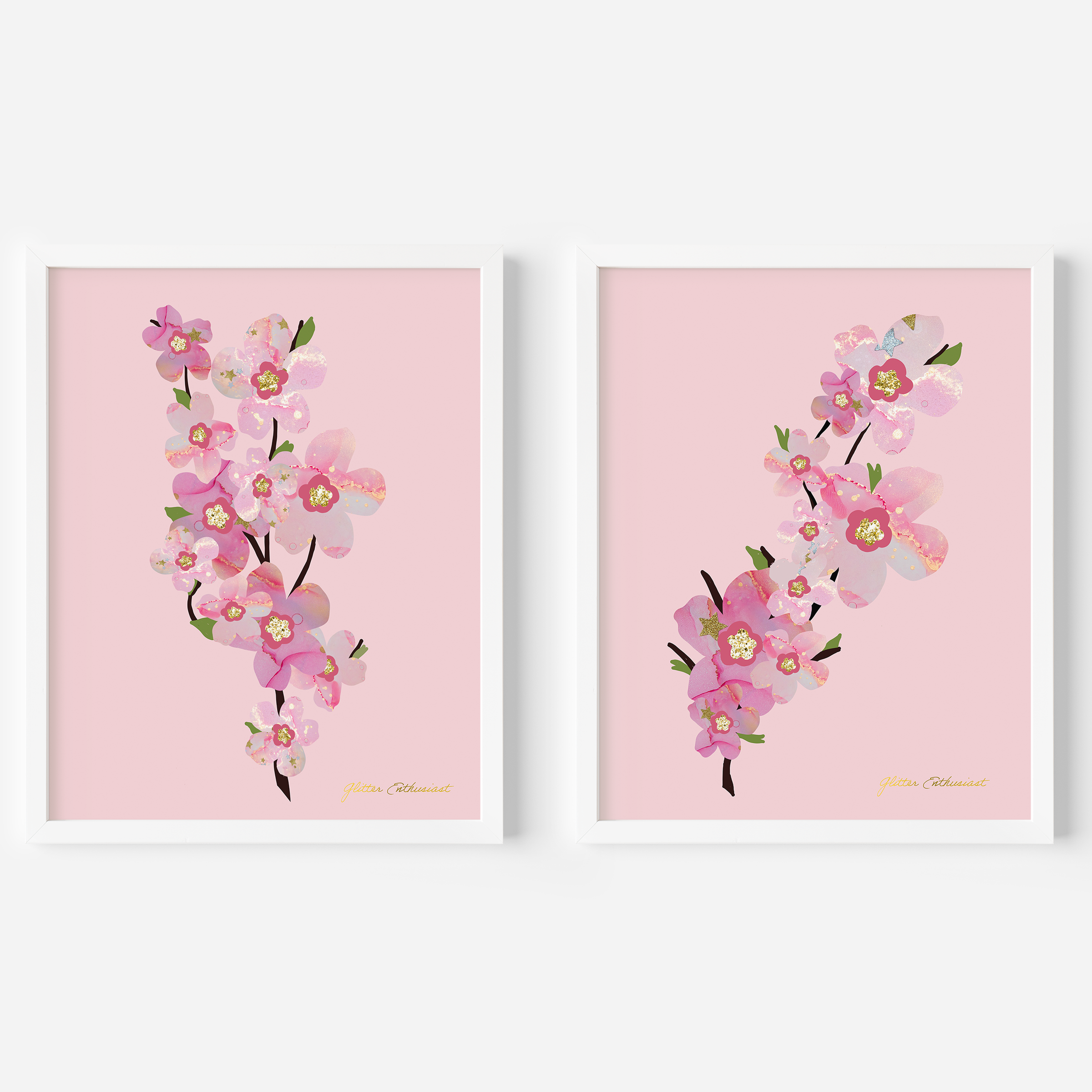 Cherry Blossom Duo - Glitter Enthusiast