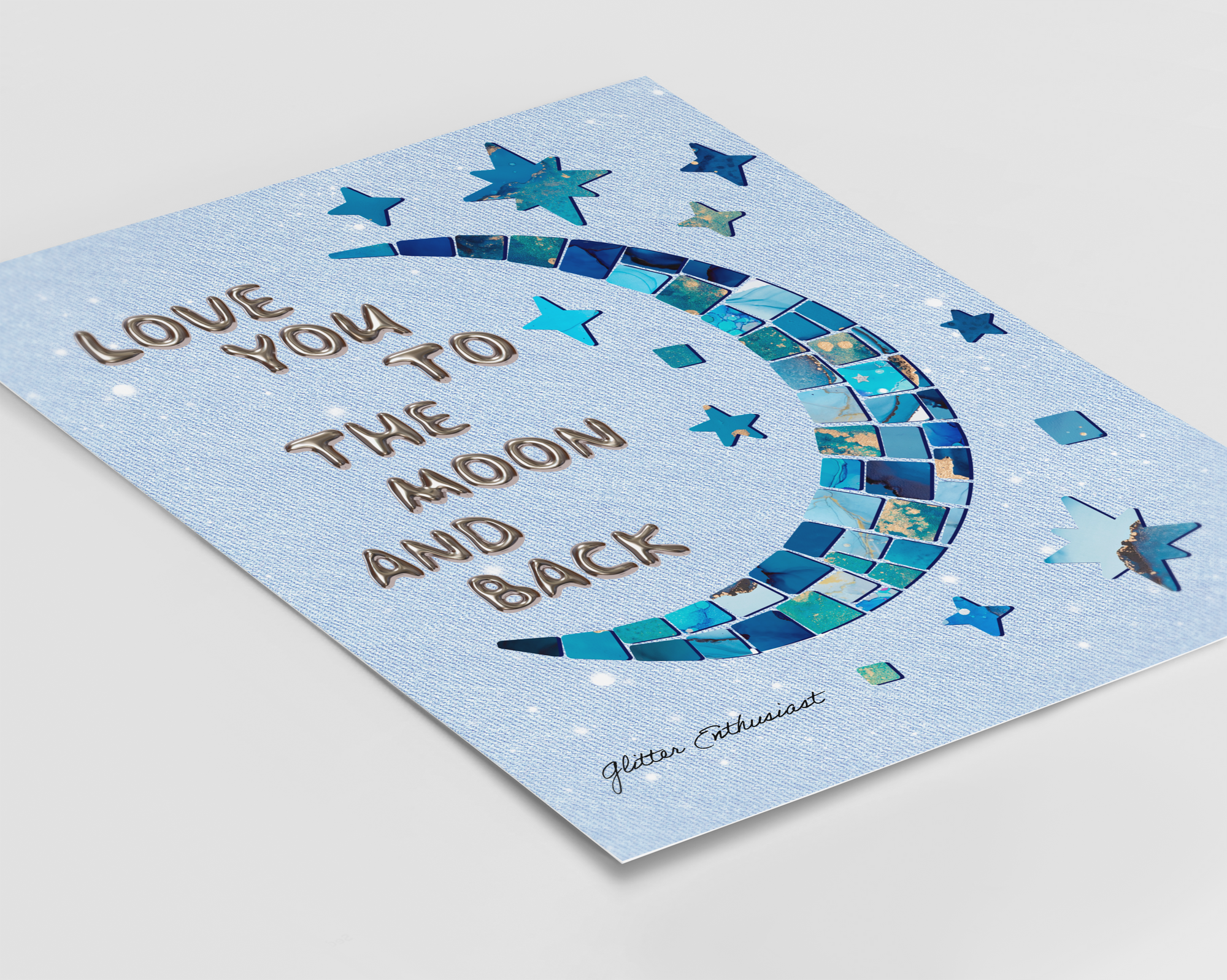 Love You To The Moon And Back Print