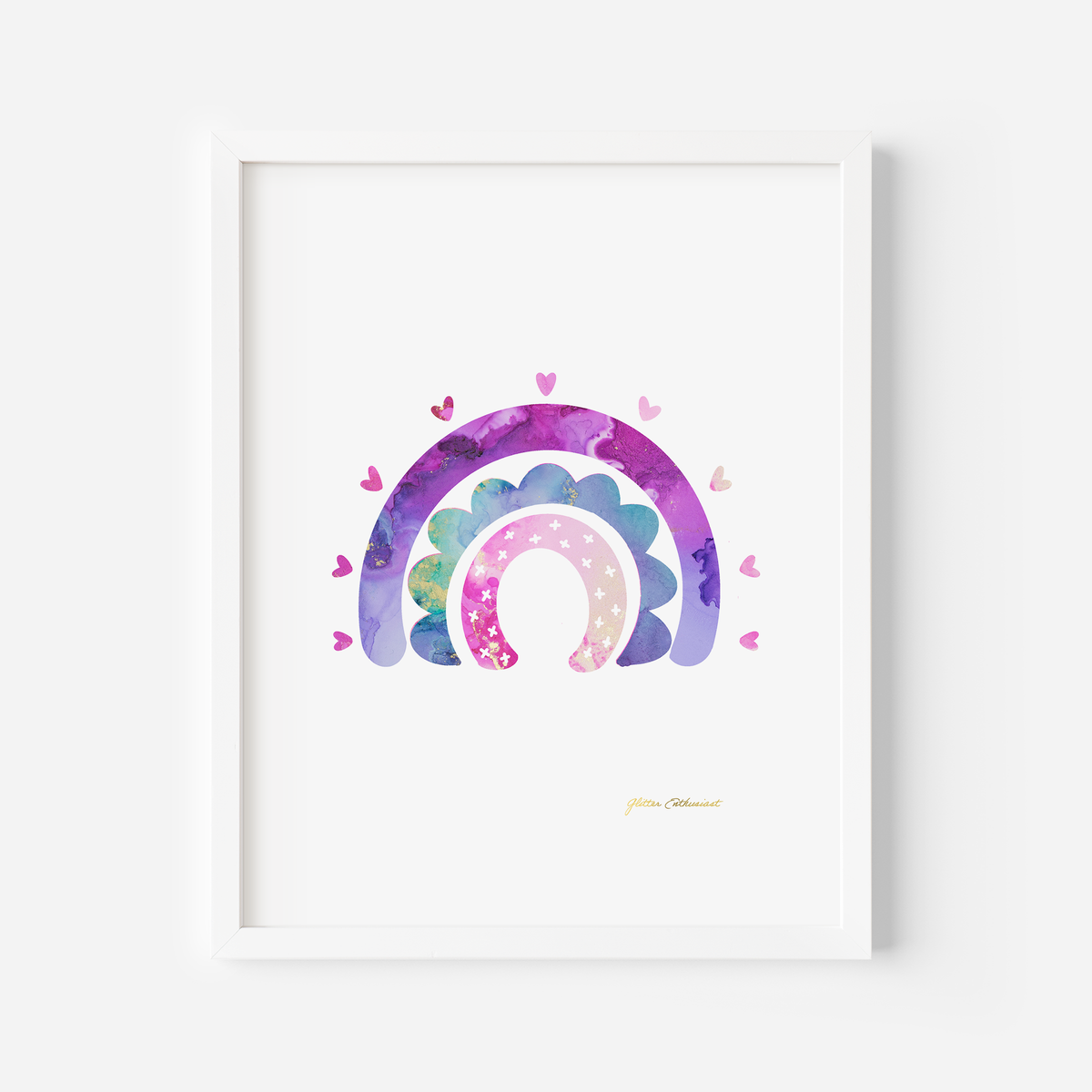 Pinkie Rainbow Print