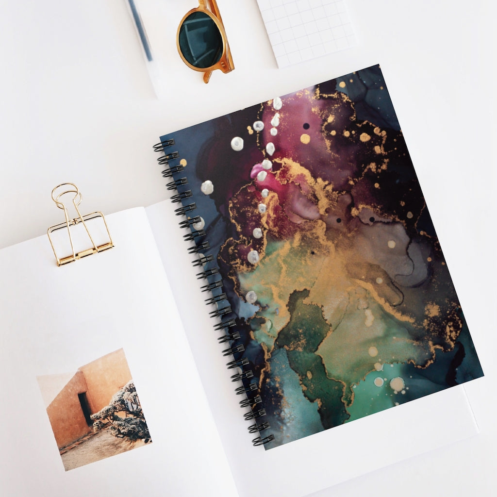 Desk Spiral Notebook - Maya - Glitter Enthusiast