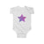 Infant Fine Jersey Bodysuit - Hallie Star Pink Purple