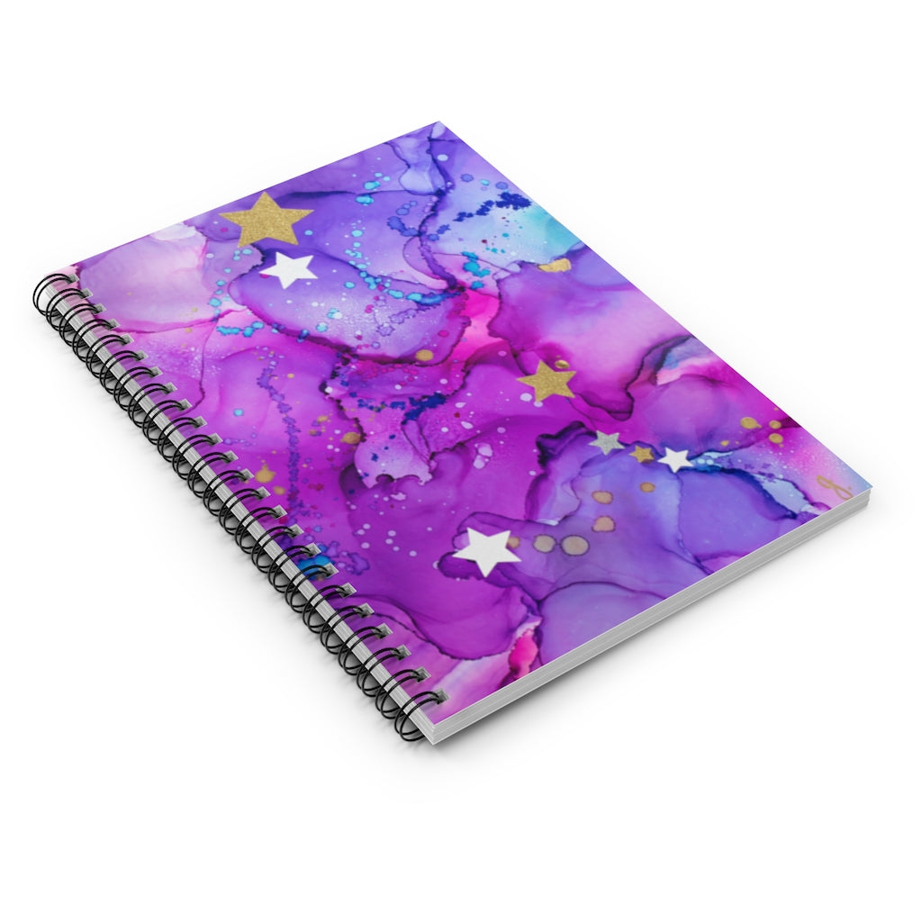 Desk Spiral Notebook - Emma - Glitter Enthusiast