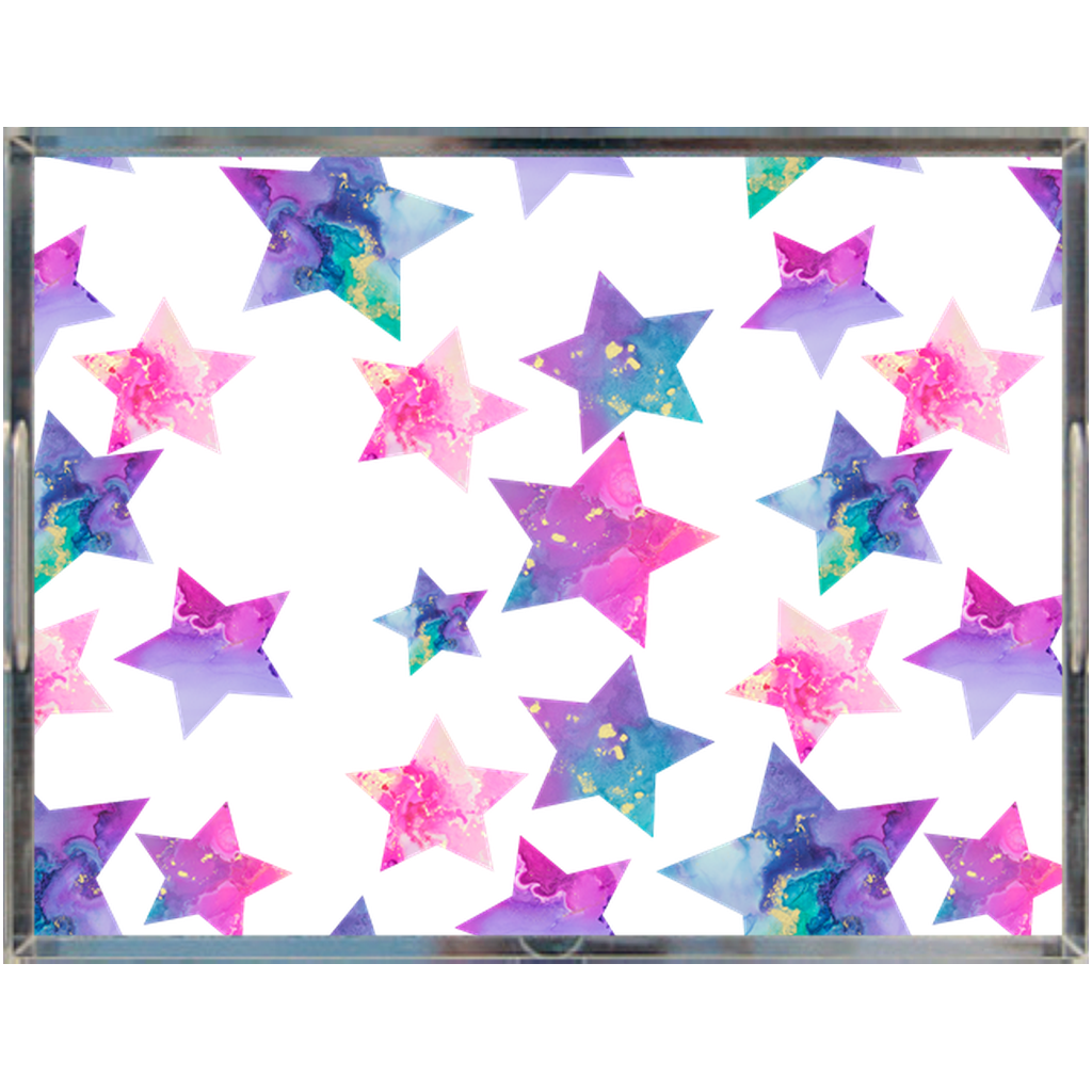 Trays Acrylic Tray - Hallie Star - Glitter Enthusiast