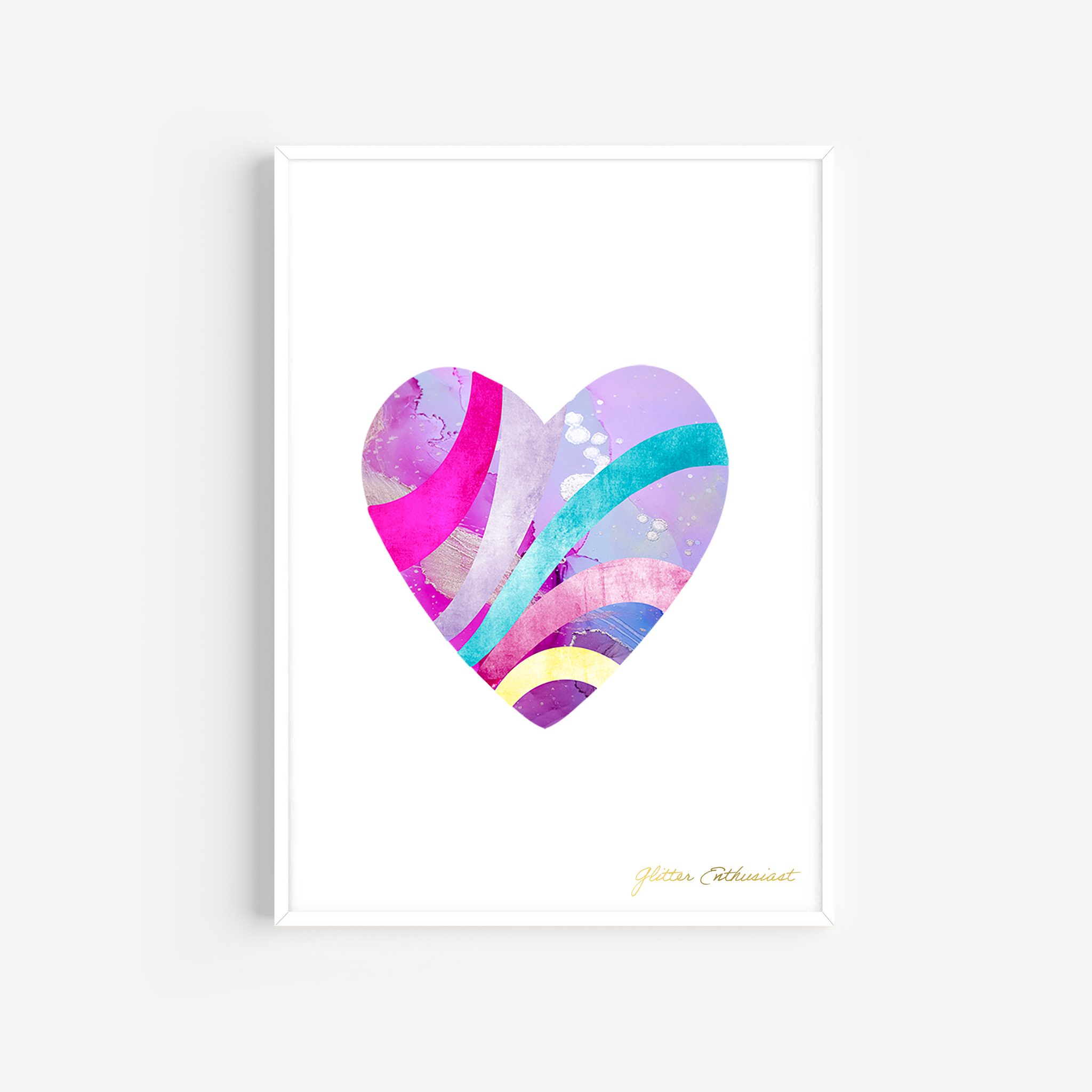Valentine Ribbon Hearts Art: Canvas Prints, Frames & Posters
