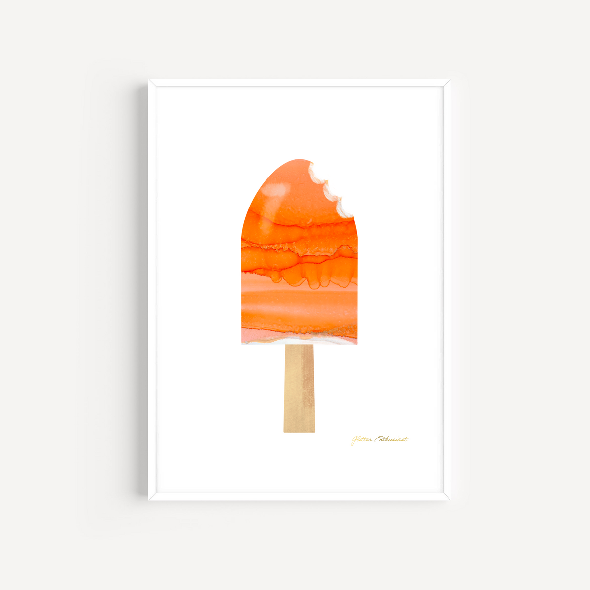 Creamsicle Pop Print
