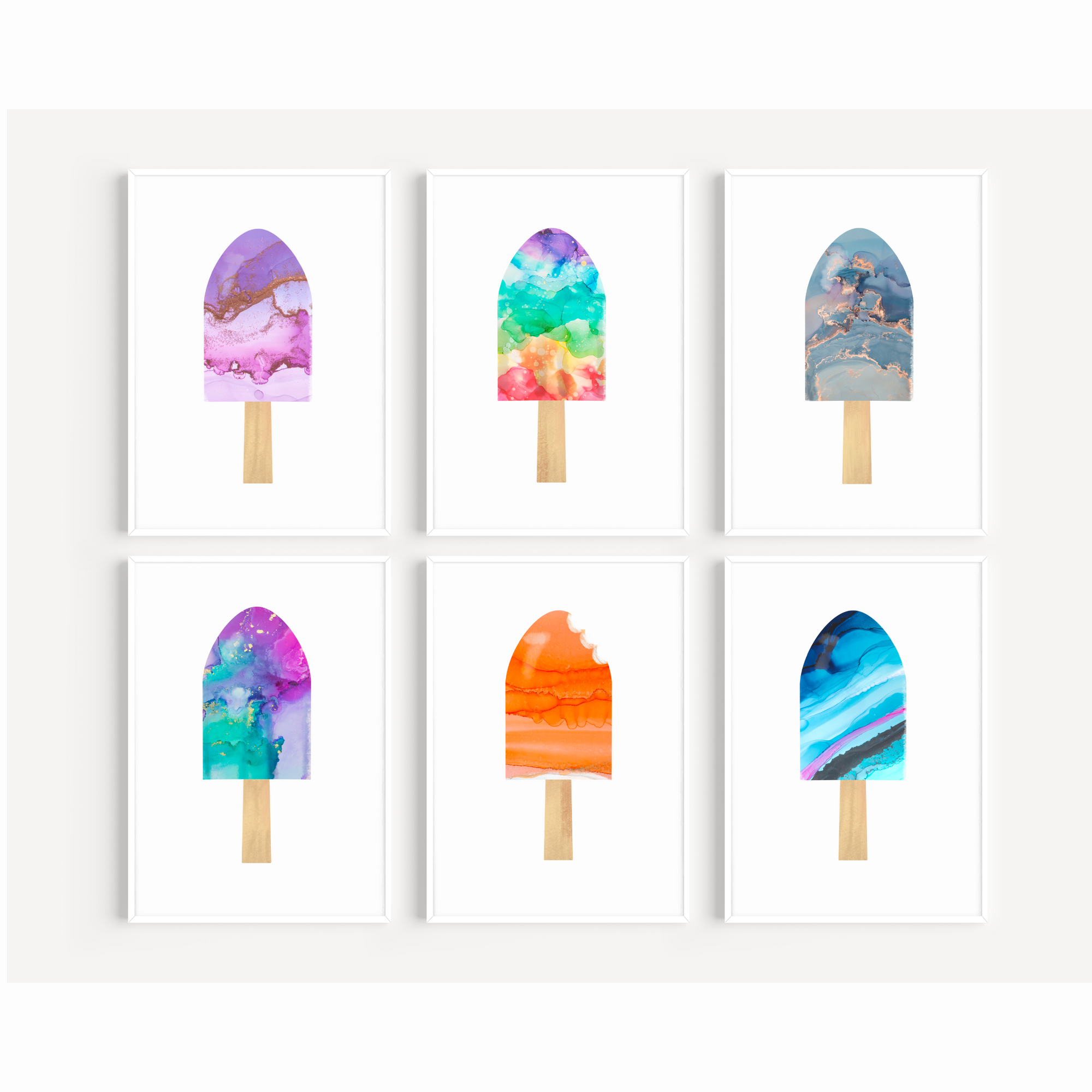 Creamsicle Pop Print