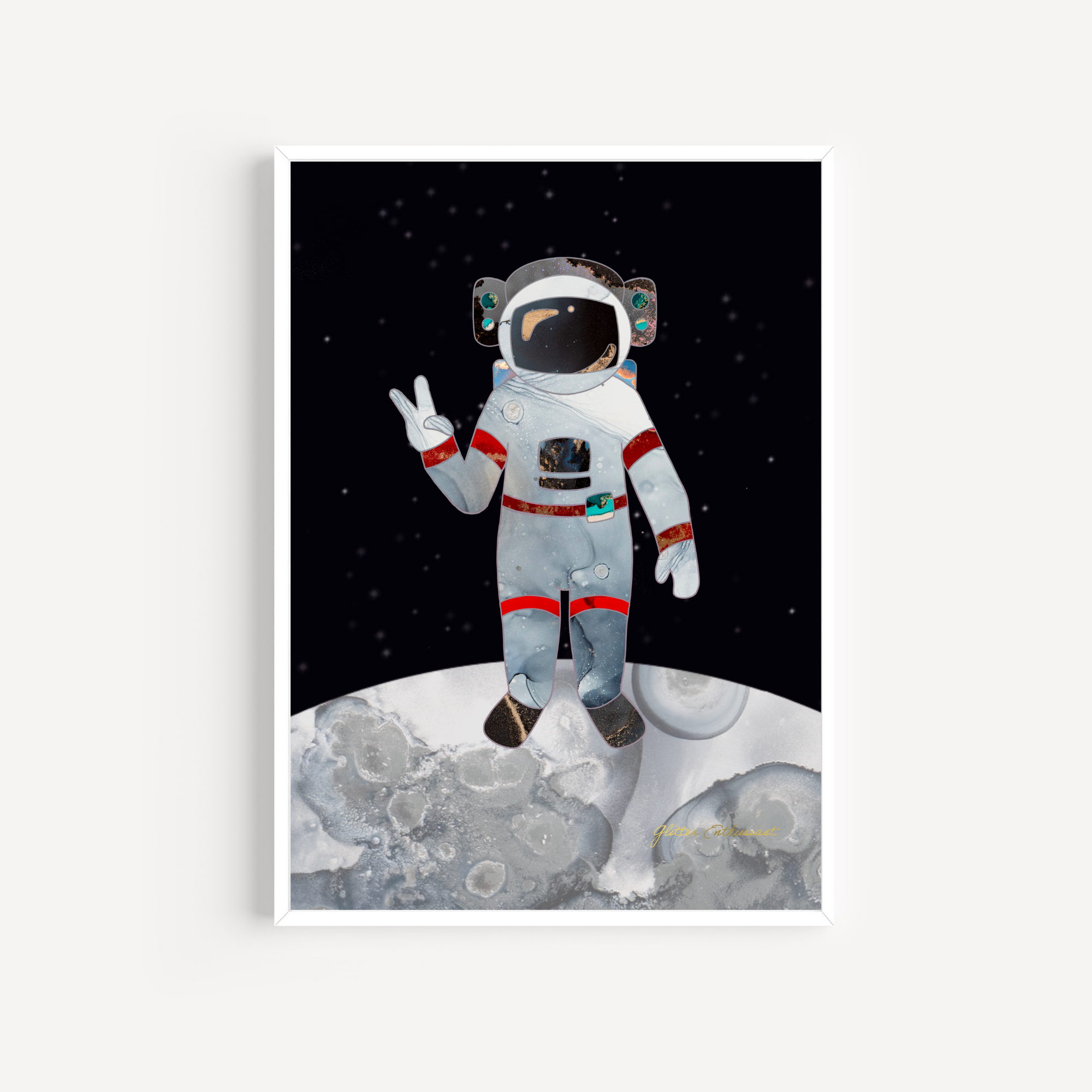 4 Pack of Space Prints