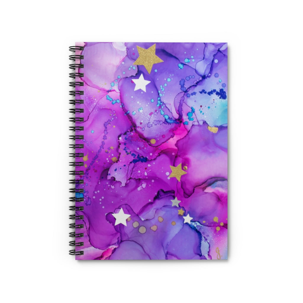 Desk Spiral Notebook - Emma - Glitter Enthusiast