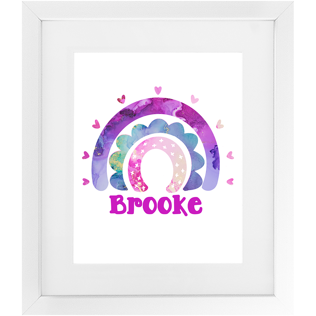 Framed Print - Personalized for Brooke - Glitter Enthusiast