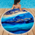 Home Decor Circular Beach Towel - Leni - Glitter Enthusiast