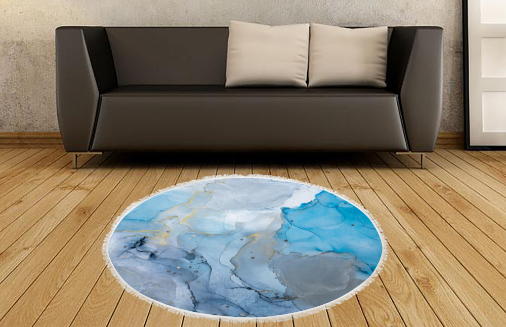 Home Decor Circular Beach Towel - Wendy - Glitter Enthusiast