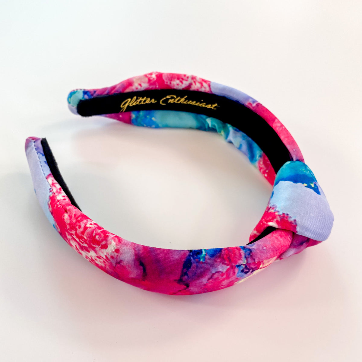 Kids Headbands Hallie Slim Top Knot Headband - Glitter Enthusiast